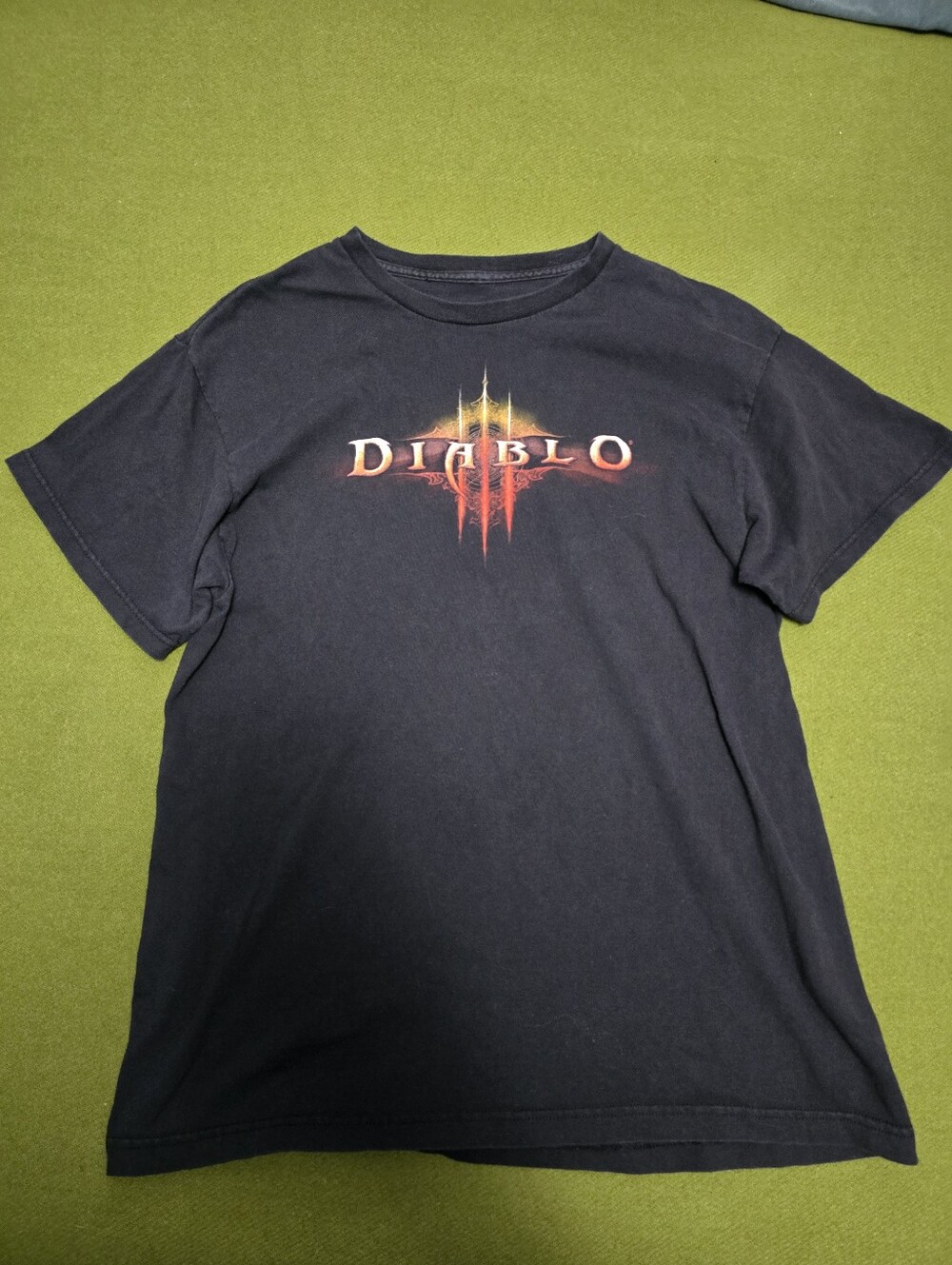 Vintage Diablo III Black Graphic Tee - Men